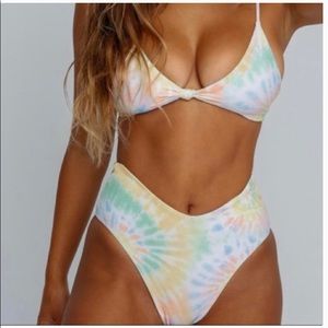 Skatie x Salty Blonde Oahu Tie Dye Bottoms